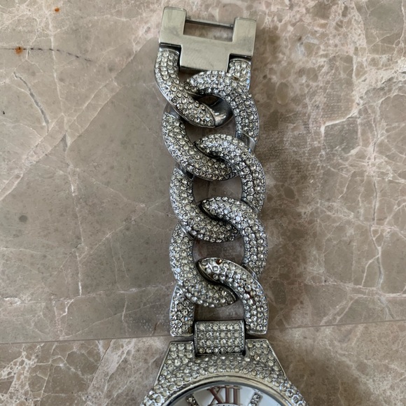 💎 Michael Kors 💎 crystal pave chain link Camille - Picture 5 of 8